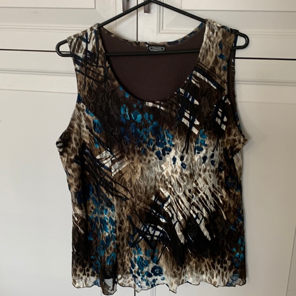 Sleeveless top, Clientele - made in Canada - Picture 1 of 3